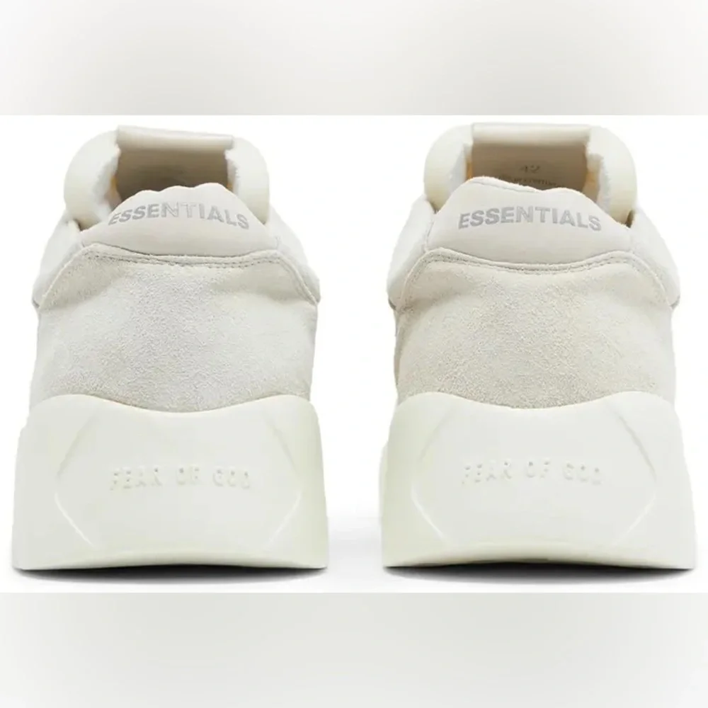 Fear of God Essentials Distance Running Sneaker in Cream, New with Tags - Picture 2 of 6